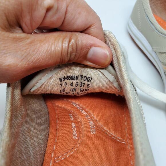 Keds Springy Steps Leather Stone Lace Up Oxford Shoes Size 7 Casual Business - Picture 8 of 10